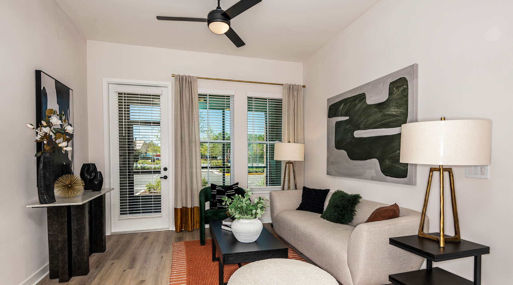 Furnished Living Room